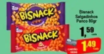 Higa's Supermercado Bisnack Salgadinhoss Panco 80g oferta