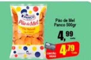 Higa's Supermercado Pao de Mel Panco 500g oferta