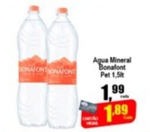 Higa's Supermercado Agua Mineral Bonafont Pet 1.5L oferta