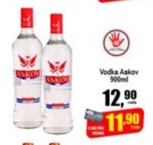 Higa's Supermercado Vodka Askov 900ml oferta