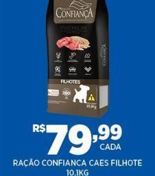 DB Supermercados Ração para cães confiança 10,1kg oferta