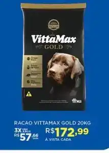 DB Supermercados Ração para cães vittamax 20kg oferta