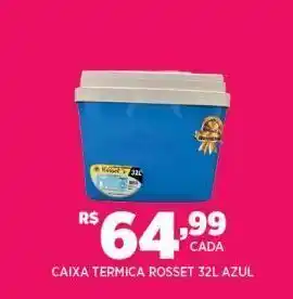 DB Supermercados Caixas termica rosset 32l oferta