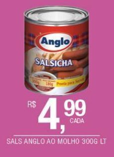 Salsicha anglo ao molho 300g