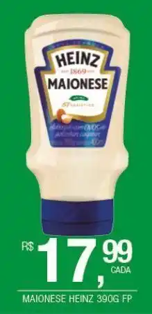 DB Supermercados Maionese heinz 390g oferta