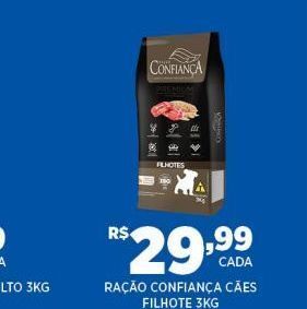 DB Supermercados Ração para cães confiança 3kg oferta