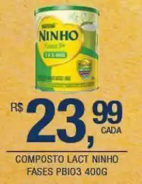 DB Supermercados Composto lacteo ninho fases pbio4 400g oferta