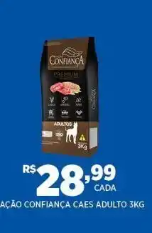 Ração para cães confiança 3kg