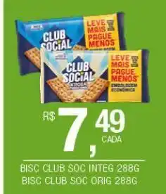 Biscoito club social integ 288g