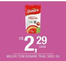 DB Supermercados Molho de tomate bonare 300g oferta
