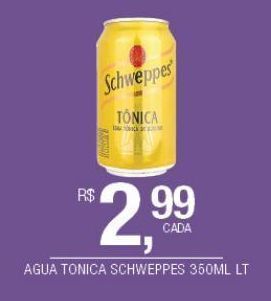 DB Supermercados Água tônica schweppes 350ml oferta