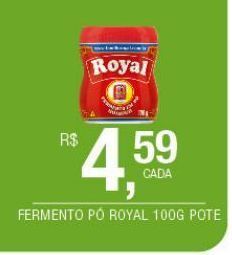 DB Supermercados Fermento pó royal 100g oferta
