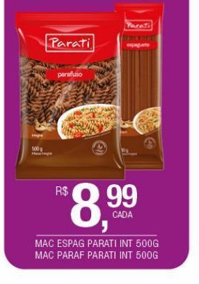 DB Supermercados Macarrão espag parati 500g oferta