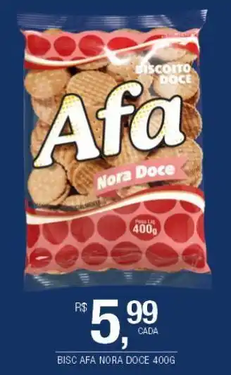 DB Supermercados Biscoito afa nora doce 400g oferta