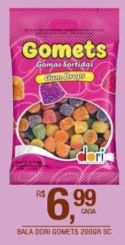 DB Supermercados Bala dori gomets 200g oferta