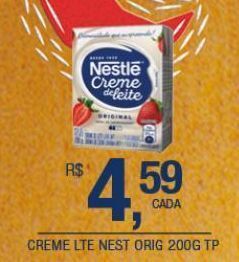 DB Supermercados Cremes de leite nestlé 200g oferta