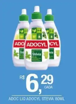 DB Supermercados Adoçante adocyl stevia 80ml oferta