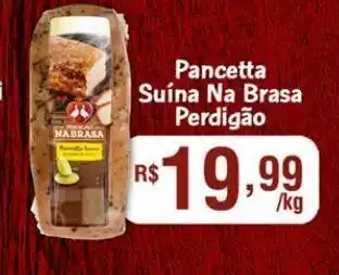 DB Supermercados Pancetta suína na brasa perdigão kg oferta
