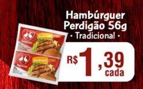 DB Supermercados Hambúrguer perdigão 56g oferta