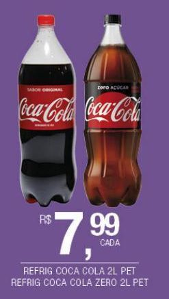 DB Supermercados Refrigerante coca-cola 2l oferta