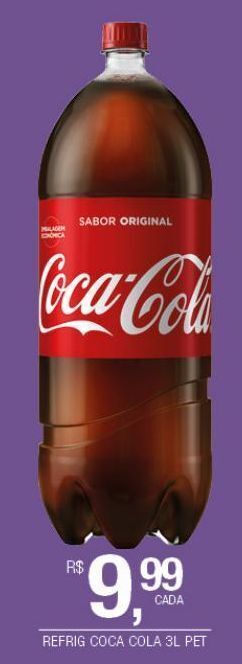 DB Supermercados Refrigerante coca-cola 3l oferta