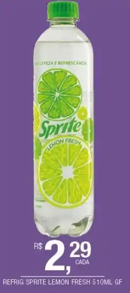 DB Supermercados Refrigetante sprite lemon fresh 510ml oferta