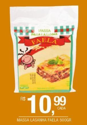 DB Supermercados Massa lasanha faela 500g oferta