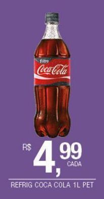 DB Supermercados Refrigerante coca-cola 1l oferta