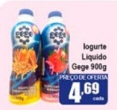 Higa's Supermercado Iogurte Liquido Gege 900g oferta