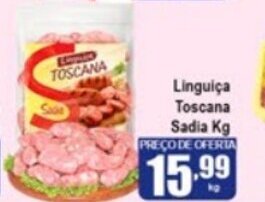 Higa's Supermercado Linguica Toscana Sadia 1kg oferta