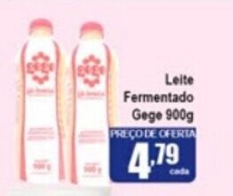 Higa's Supermercado Leite Fermentado Gege 900g oferta