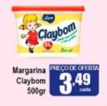 Higa's Supermercado Margarina Claybom 500g oferta
