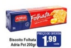 Higa's Supermercado Biscoito Folhata Adria pct 200g oferta
