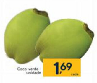 Coop Coco verde unidade oferta