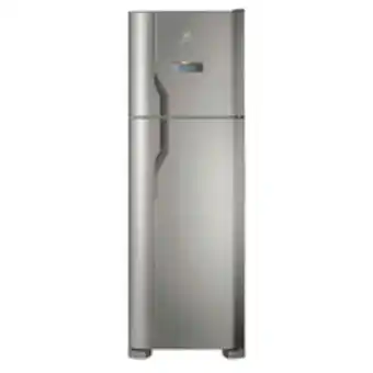 Novo Mundo Geladeira, refrigerador, electrolux, frost free, inox, drink express, 371l - dfx41 oferta