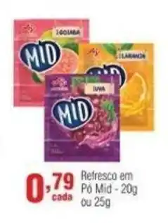 Veran Supermercados Refresco em po MID 20g ou 25g oferta