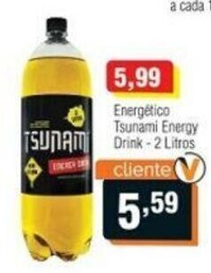 Energetico Tsunami Energy Drink 2L