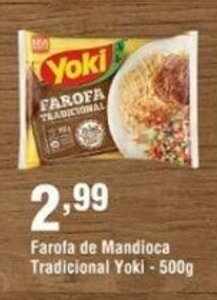Veran Supermercados Farofa de Mandioca Tradicional Yoki 500g oferta
