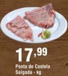 Veran Supermercados Ponta de Costela Salgada 1kg oferta