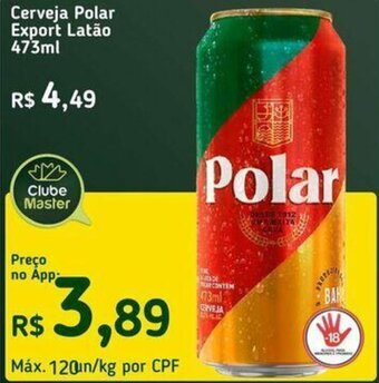 Cerveja Polar Export Latão 473ml
