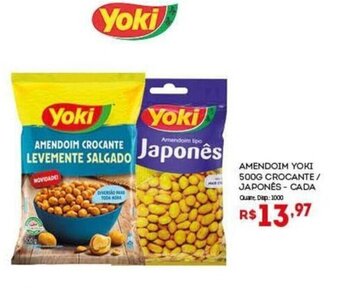 Bistek Supermercados AMENDOIM YOKI 500G CROCANTE/ JAPONÊS - CADA oferta