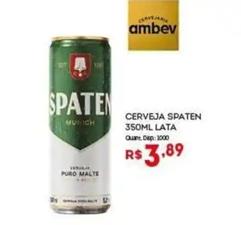 Bistek Supermercados CERVEJA SPATEN 350ML LATA oferta