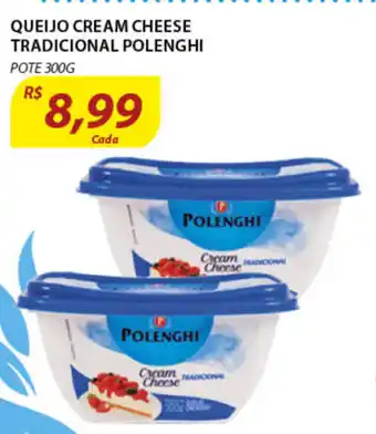 Assaí Atacadista Queijo Cream Cheese Tradicional Polenghi 300g oferta
