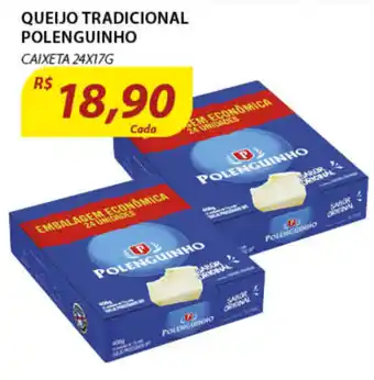 Assaí Atacadista Queijo Tradicional Polenguinho 24x17g oferta