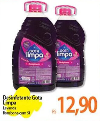 Desinfetante Gota Limpa Lavanda Bombona com 5L