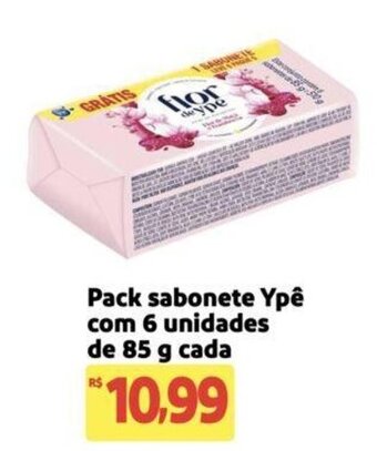 Extra Supermercado Pack sabonete Ypê com 6 unidades de 85 g cada oferta