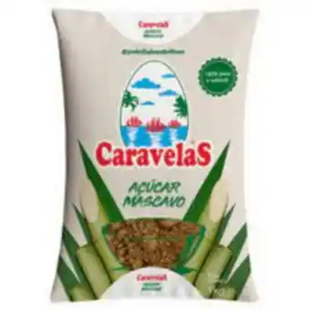 Açúcar mascavo caravelas 1kg