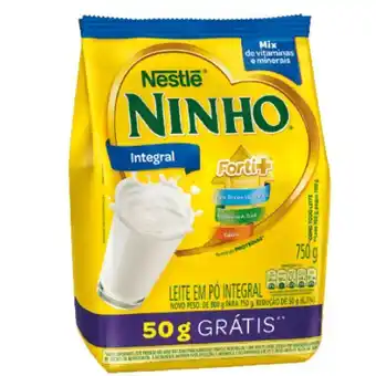 Super Lagoa Leite em pó integral ninho sache 750g oferta