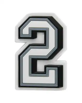 Pin para calçado jibbitz crocs pvc número 2