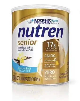 Complemento alimentar nutren senior baunilha 370g